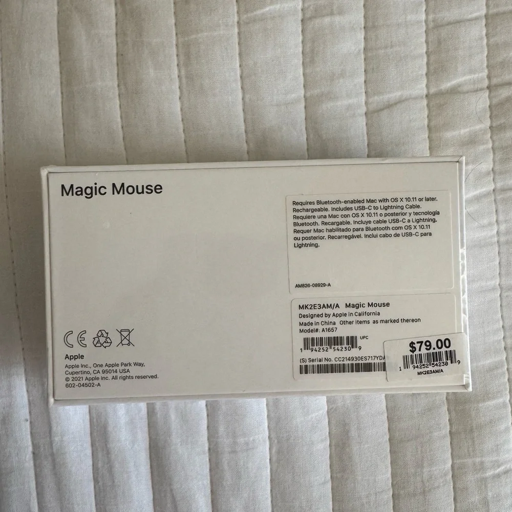 Brand New Apple Magic Mouse in Original Box Unopened